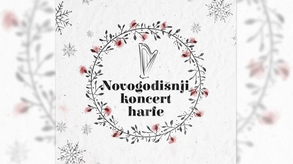 Novogodišnji koncert harfe u Beogradu!